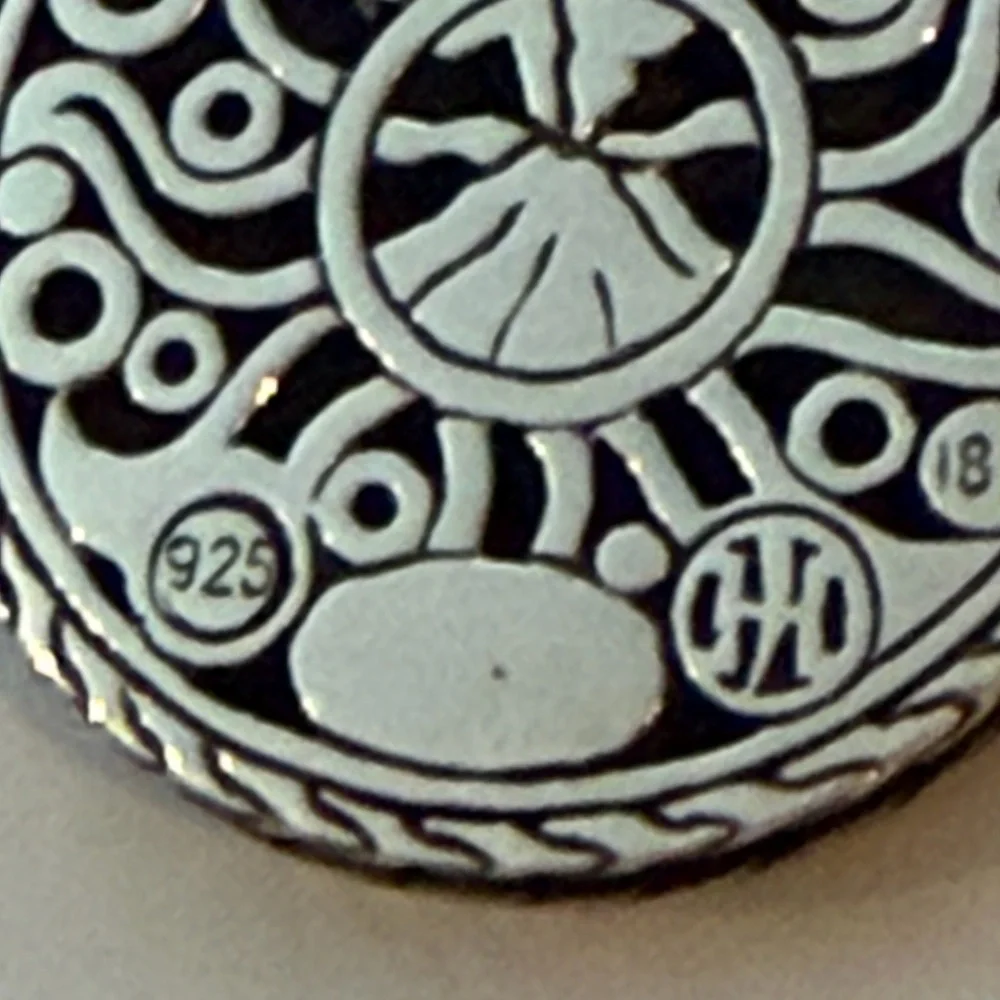 John Hardy Dot Enhancer/Pendant 18k/925 - Picture 3 of 5